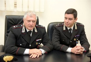 Il Maggiore Benedetto Iurlaro e il Tenente Maurizio Dino Guida
