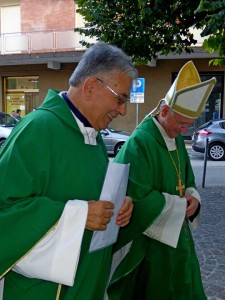 Don Nello Barboni e il Vescovo Don Gerardo Rocconi