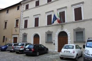 Palazzo Bisaccioni, sede della Fondazione Carisj