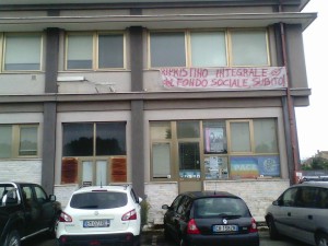 La vecchia sede Asur di via Guerri è attualmente utilizzata dal centro sociale Tnt