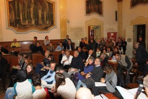 Al dibattito presenti i sindaci di Maiolati Spontini, Umberto Domizioli, Castelbellino, Andrea Cesaroni, Santa Maria Nuova, Angelo Santicchia. 