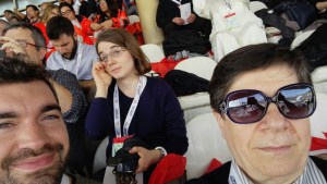 Un selfie non può certo mancare...