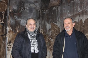 da sinistra: Paolo Canafoglia e Ubaldo Carletti (presidente della Bocciofila)