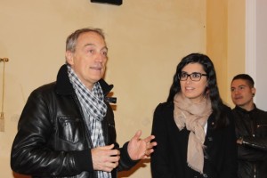 L’assessore alla cultura del Comune, Luca Butini, che ha ringraziato e si è complimentato con Benedetta Rosini 