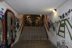 Video sorveglianza e tinteggiatura del sottopasso della stazione ferroviaria (foto CriCo)