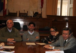 Nella foto: Mario Bucci, Ugo Coltorti, Cinzia Napolitano e Rolando Roncarelli (foto CriCo)