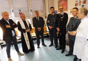 Alla cerimonia erano presenti autorità civili e militari oltre al vescovo di Fabriano 