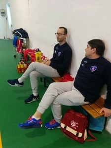 Emanuele Crescentini e Marco Massaccesi (staff tecnico volley Jesi)