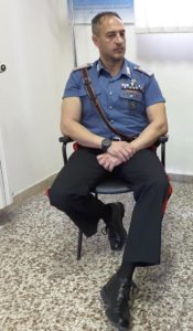Il vice comandante della stazione di Castelplanio, maresciallo Sergio Giacoponi
