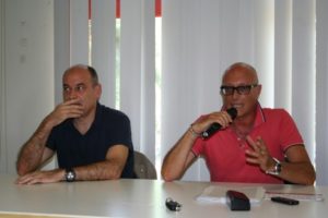Il sindaco Massimo Bacci e il presidente del TdM Pasquale Liguori