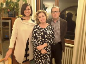 Carla Saveri insieme a Serenella e Sergio