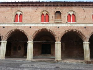 L'esterno della pinacoteca fabrianese