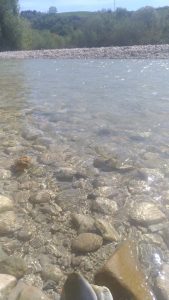 ripa bianca fiume limpido