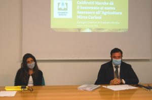 Foto Incontro Carloni e Gardoni di Coldiretti