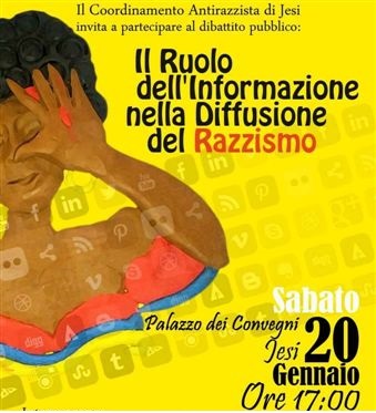 La locandina del dibattito pubblico a Palazzo dei Convegni