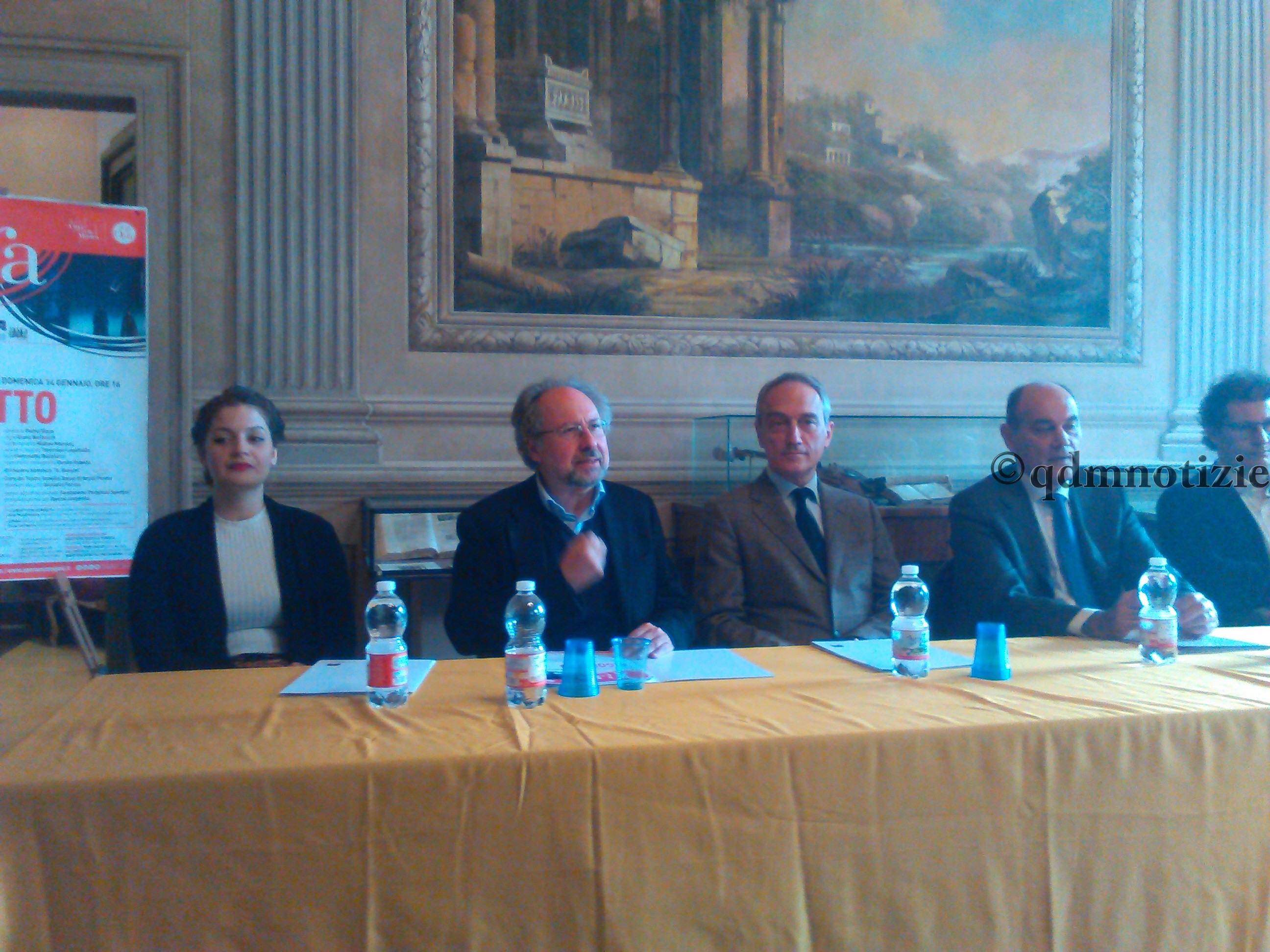 Massimo Bacci alla presentazione alla stampa di Rigoletto