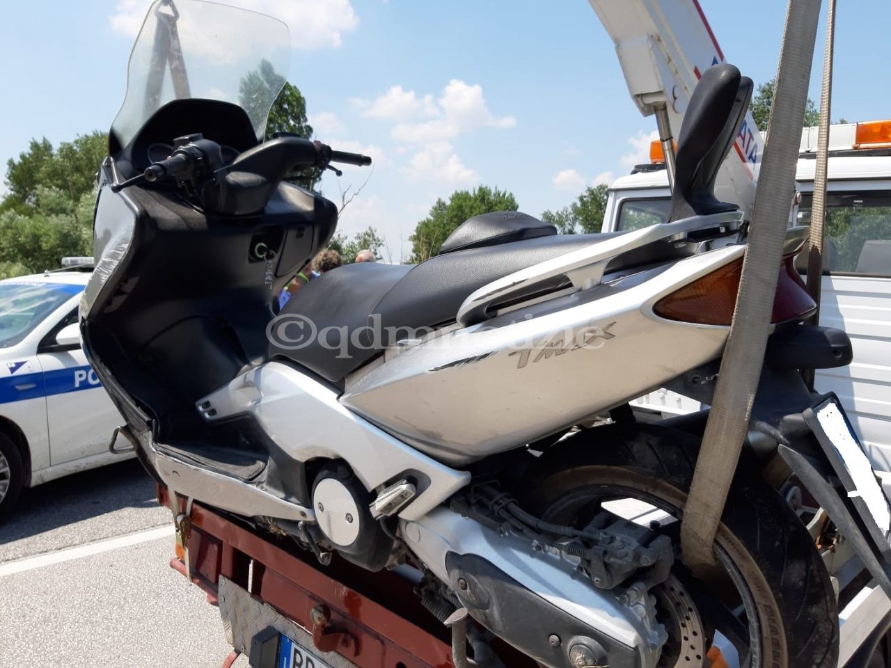 lo scooter dell'incidente di Jesi 20 luglio