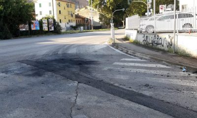 fiamme auto viale lavoro via tornabrocco