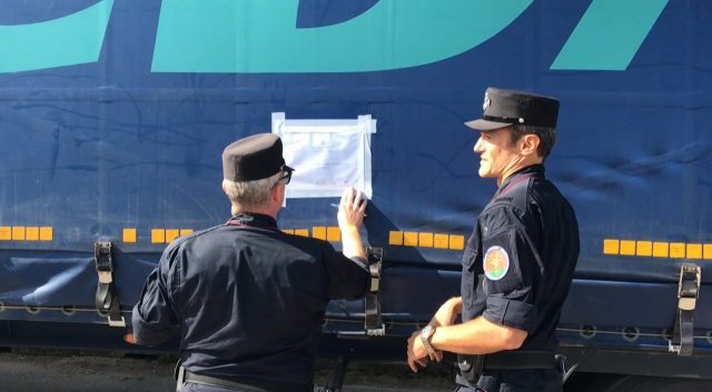 sequestro camion rifiuti jesi forestale