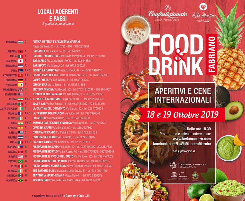 Fabriano Food & Drink ottobre 2019