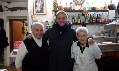 Roberto Mancini alla trattoria Anita