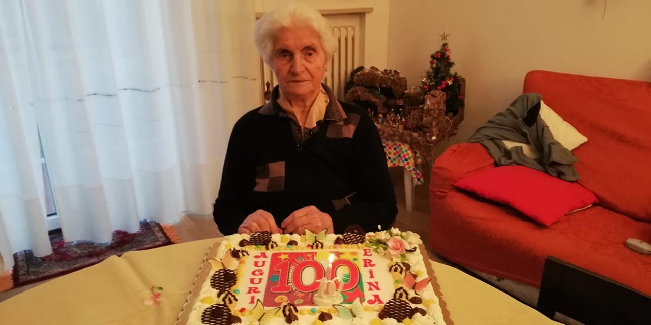 Chiaravalle, nonna erina compie 100 anni