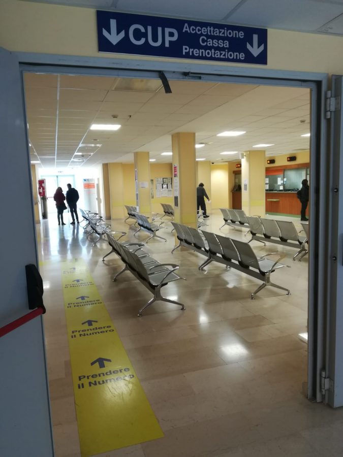 Cup coronavirus ospedale jesi