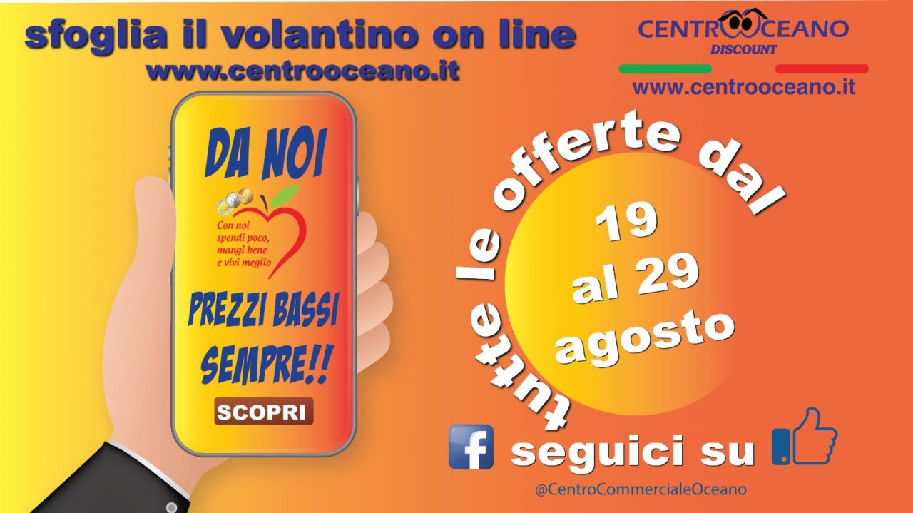 offerte disount Centro Oceano19-29ago