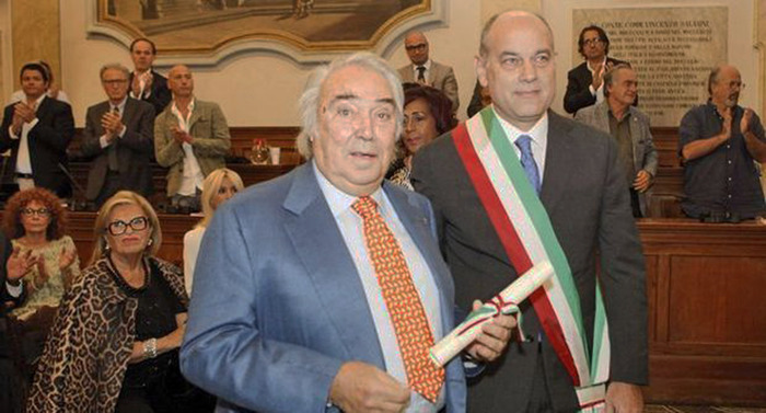 L'imprenditore Gennaro Pieralisi e il sindaco di Jesi Massimo Bacci