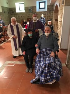 50 anni di matrimonio di Giuseppe Galeazzi e Caimmi Roma alla Casa di Riposo