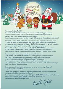 Lettera Babbo Natale Zen e Zero poste italiane