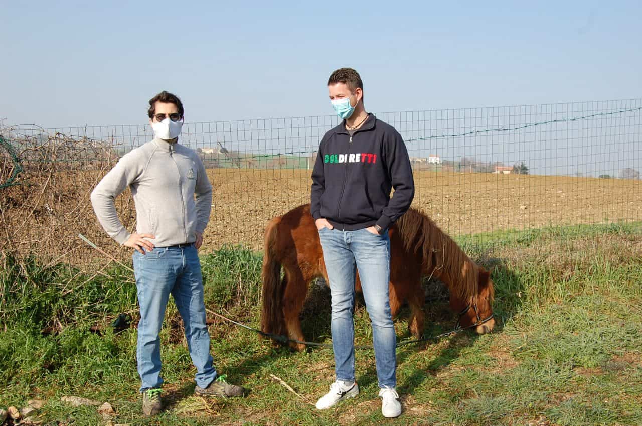 da sinistra Andrea Laudazi e Simone Orciari, Coldiretti