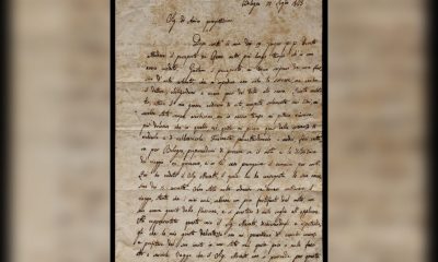 lettera autografata di Giacomo Leopardi