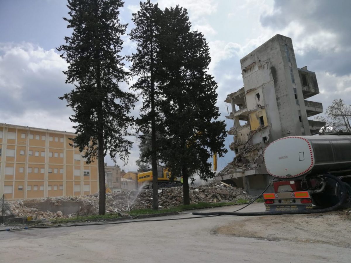 demolizione ex ospedale jesi
