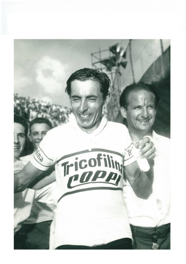 Alceo Moretti con Fausto Coppi
