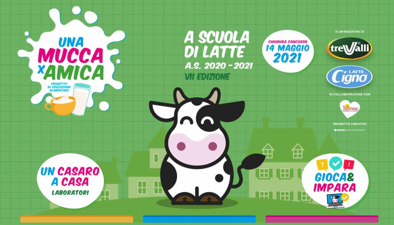 A scuola di latte progetto Trevalli 2020-2021