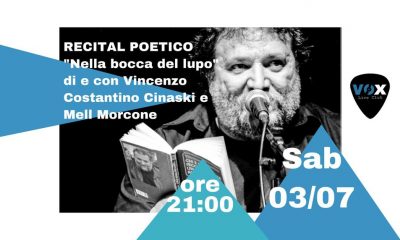 Vox Live club, recital poetico "Nella bocca del lupo"