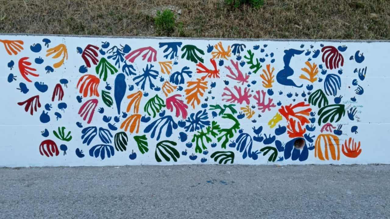 murales del progetto Ci sto, affare fatica