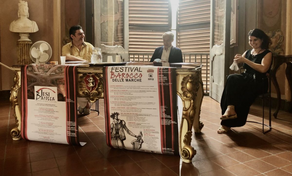 presentazione festival jesi barocca a Palazzo Pianetti