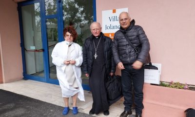 la messa di natale alla casa di cura villa Jolanda