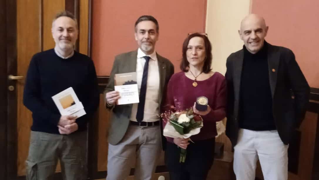 maria teresa chechile ricevuta in comune dal sindaco Lorenzo Fiordelmondo