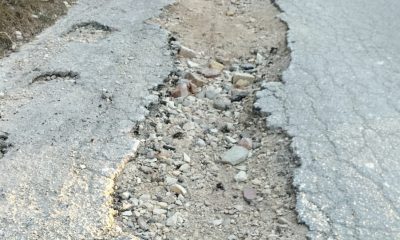 Strada comunale interessata dagli interventi finanziati per la sicurezza nei piccoli Comuni delle Marche