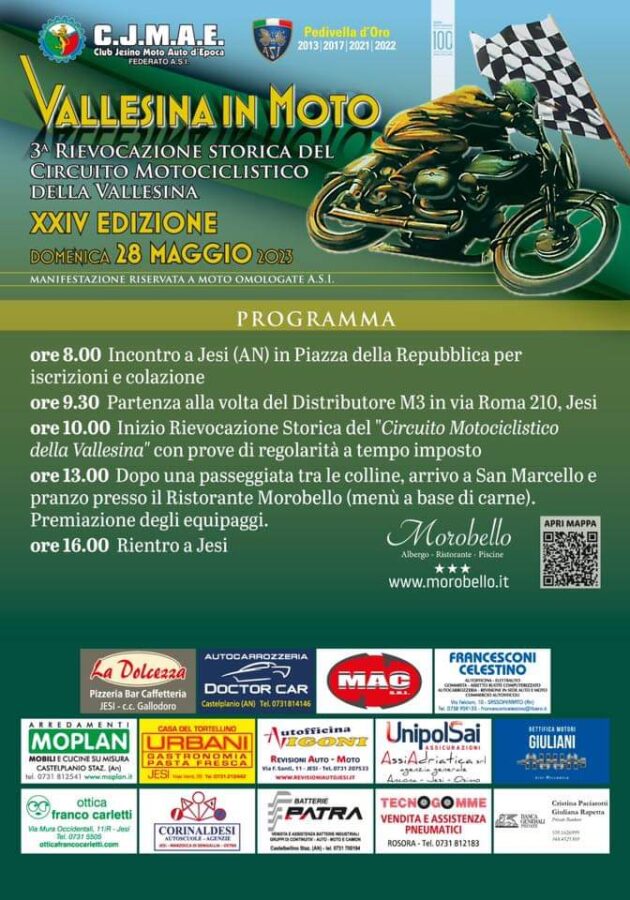 XXIV edizione Dalla Città di Federico II, auto storiche in Vallesina