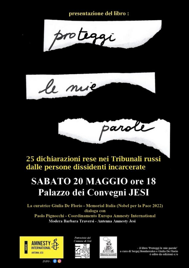 proteggi le mie parole