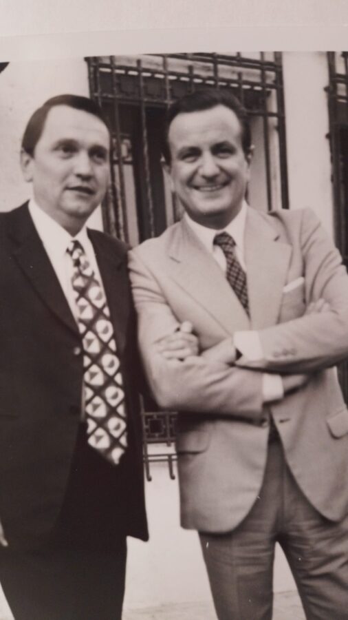 Roberto Zanotti con avvocato Giovanni Strampelli