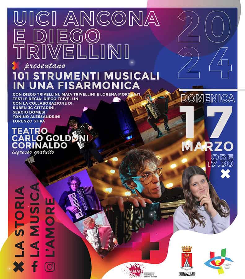 corinaldo: 101 strumenti musicali in una fisarmonica