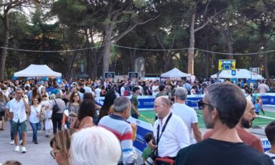 Notte Azzurra dello Sport a Jesi tra giardini pubblici e antistadio con società sportive e pubblico