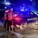 Carabinieri durante un controllo stradale nel territorio di Senigallia