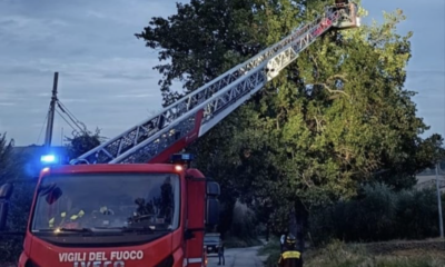 filottrano intervento vigili del fuoco